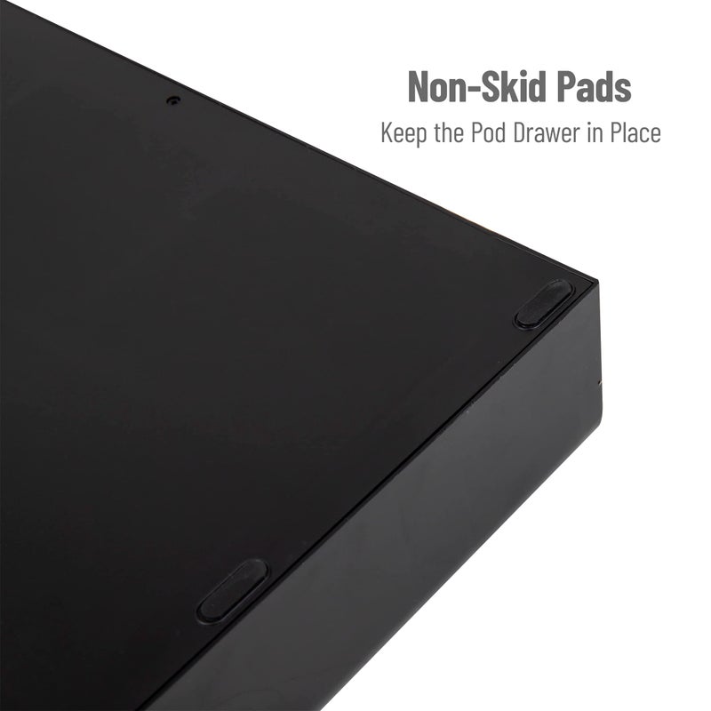 Mind Reader Single Serve Coffee Pod Drawer for 36 Pods, Countertop Organizer, Coffee Station Base, Black - Image 4